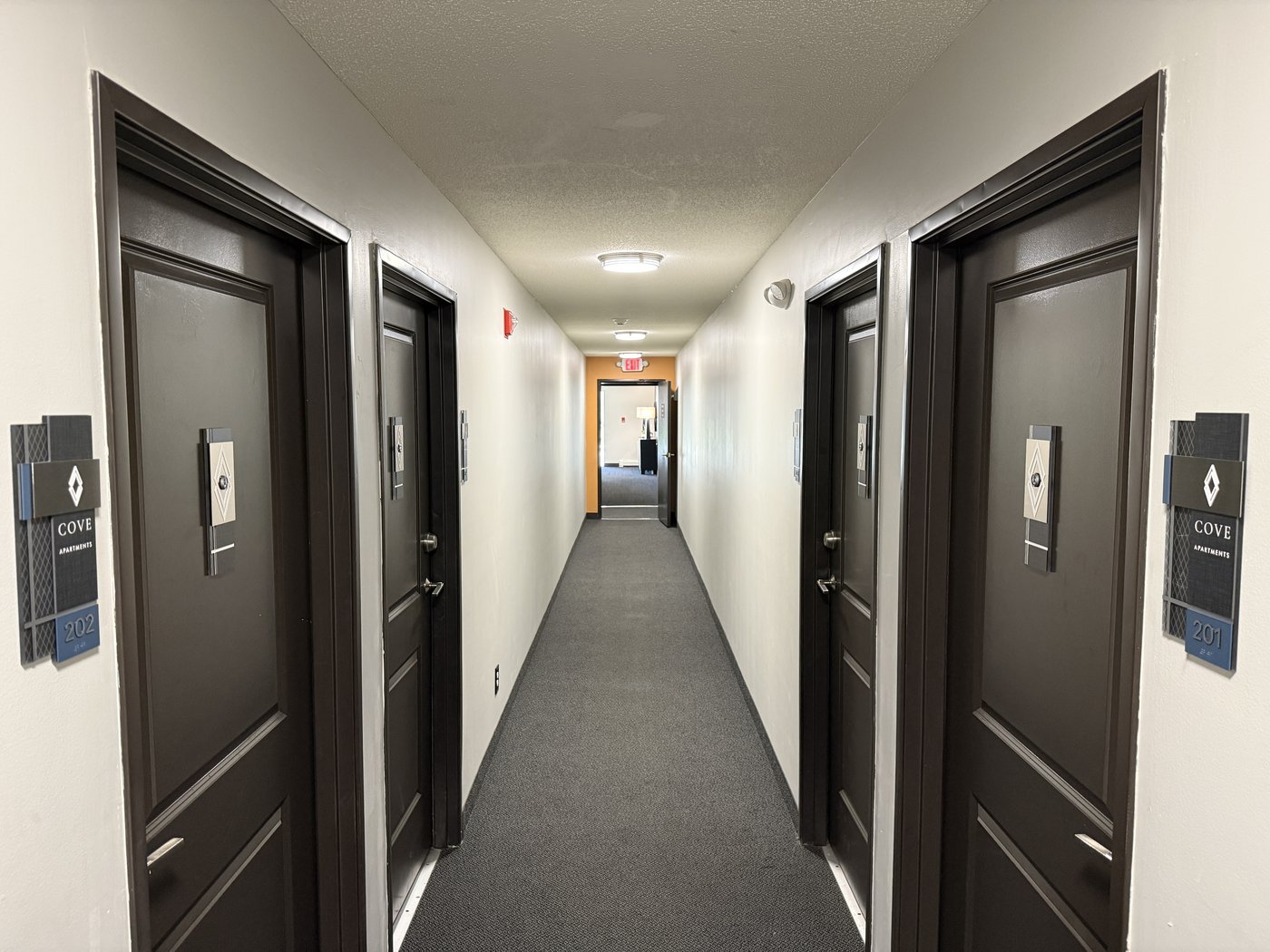 The Cove Apartments hallway