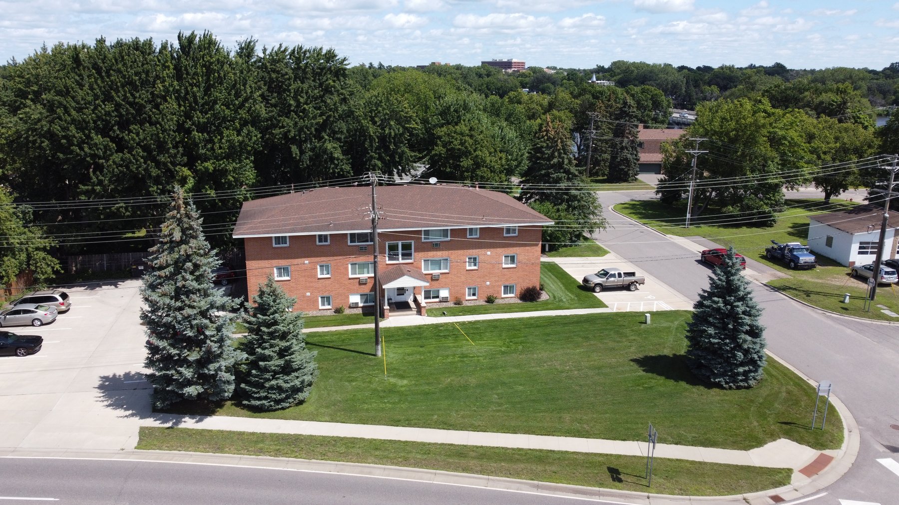 Riverway 101 Dayton Road aerial photo