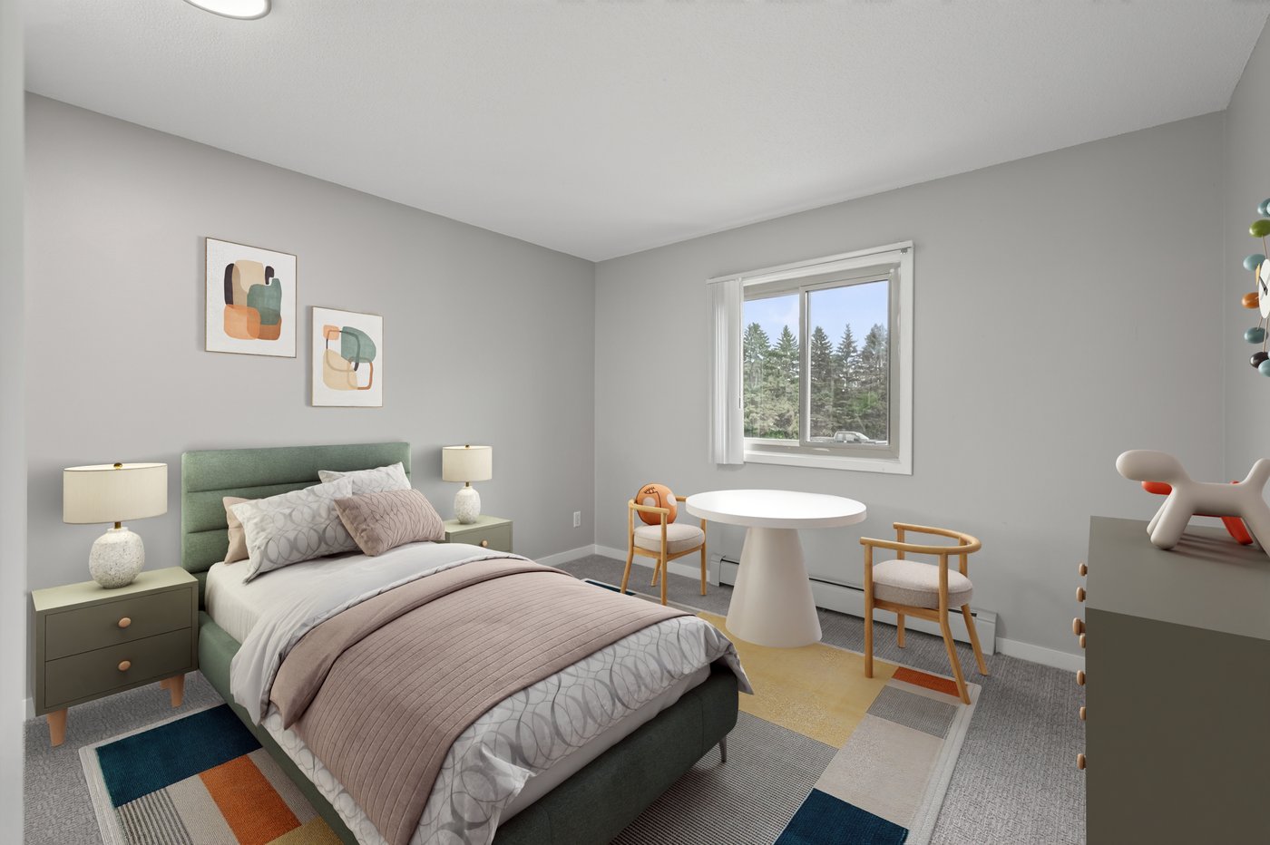 SkyHill Apartments bedroom photo 2