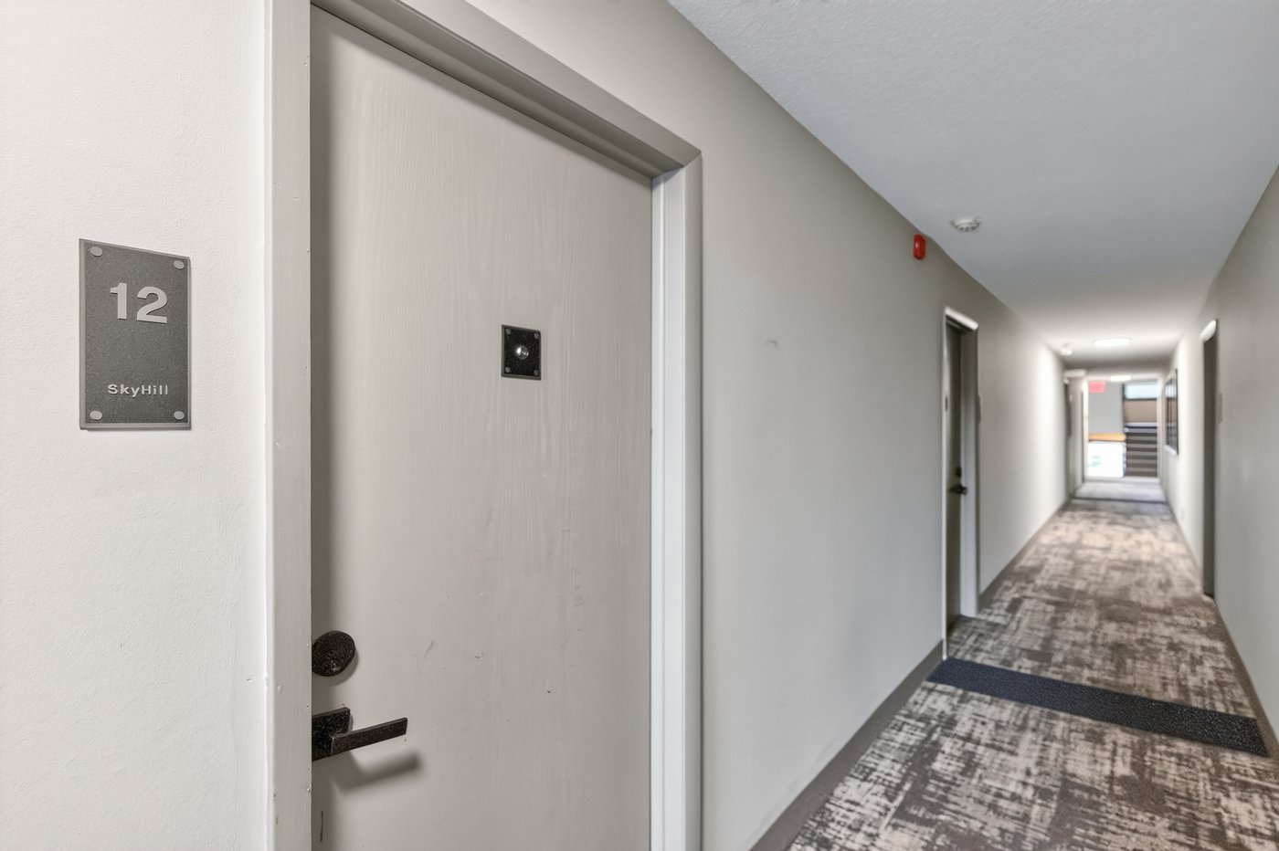 SkyHill Apartments unit entrance